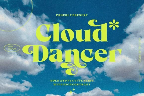 Cloud Dancer: A Serif with a Soft Touch