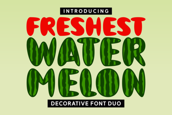 Designing Handmade Products with Freshest Watermelon Font