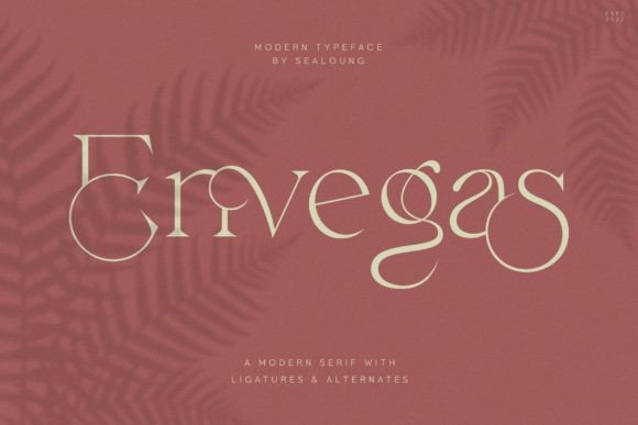 Envegas: A Versatile Modern Serif for Editorial Design