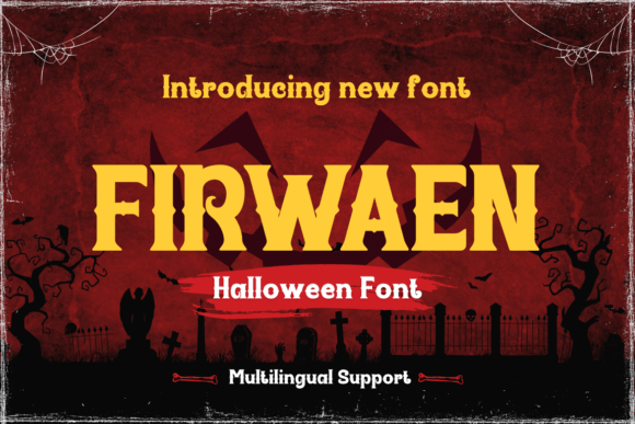Firwaen: A Bold Serif Font for Editorial Atmosphere