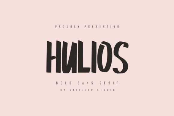 Hulios: A Natural Handwritten Display Font for Web Design