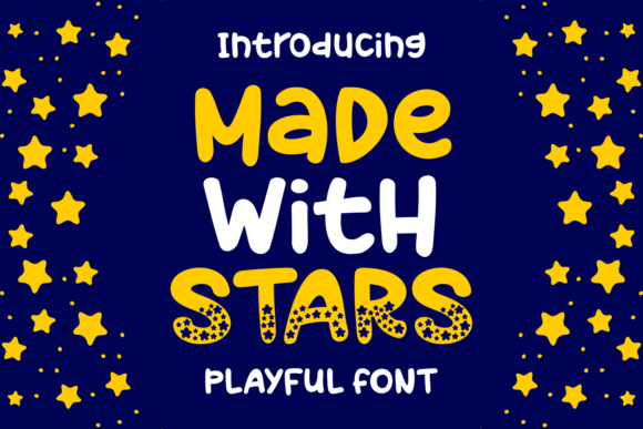 Made with Stars: A Font for Editorial Wonder
