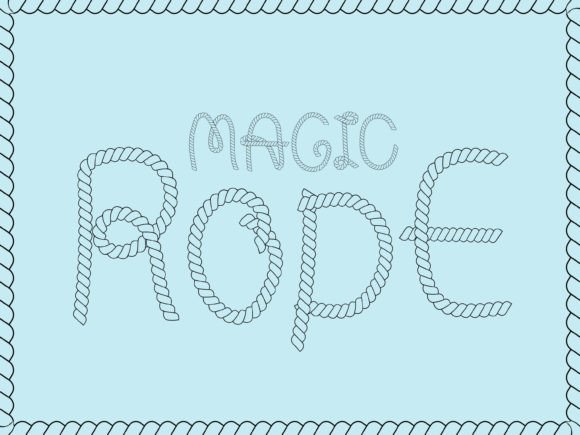 Magic Rope Font: A Versatile Typographic Tool for Creative Products