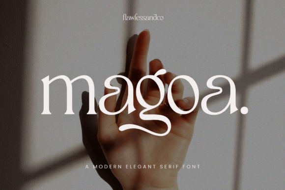 Magoa: A Modern Serif Font for Digital Branding