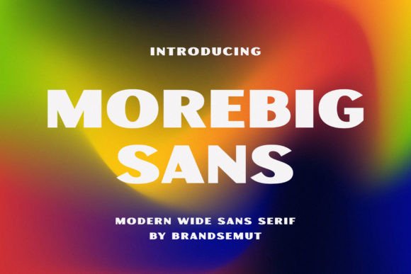 Morebig Sans: A Modern Display Font for Editorial Design