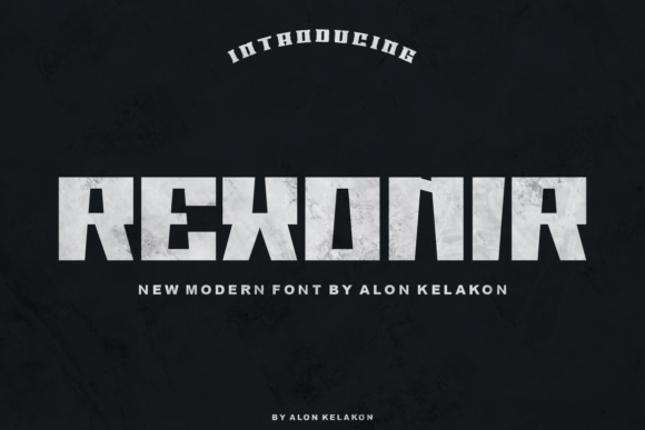 Rexonir: A Font That Makes Handmade Products Feel Complete