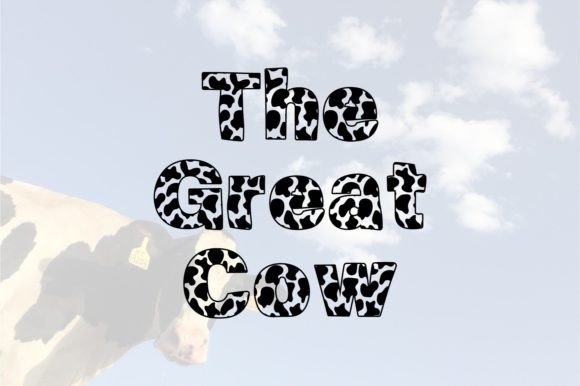 The Great Cow Font: A Playful, Professional Tool for Creators